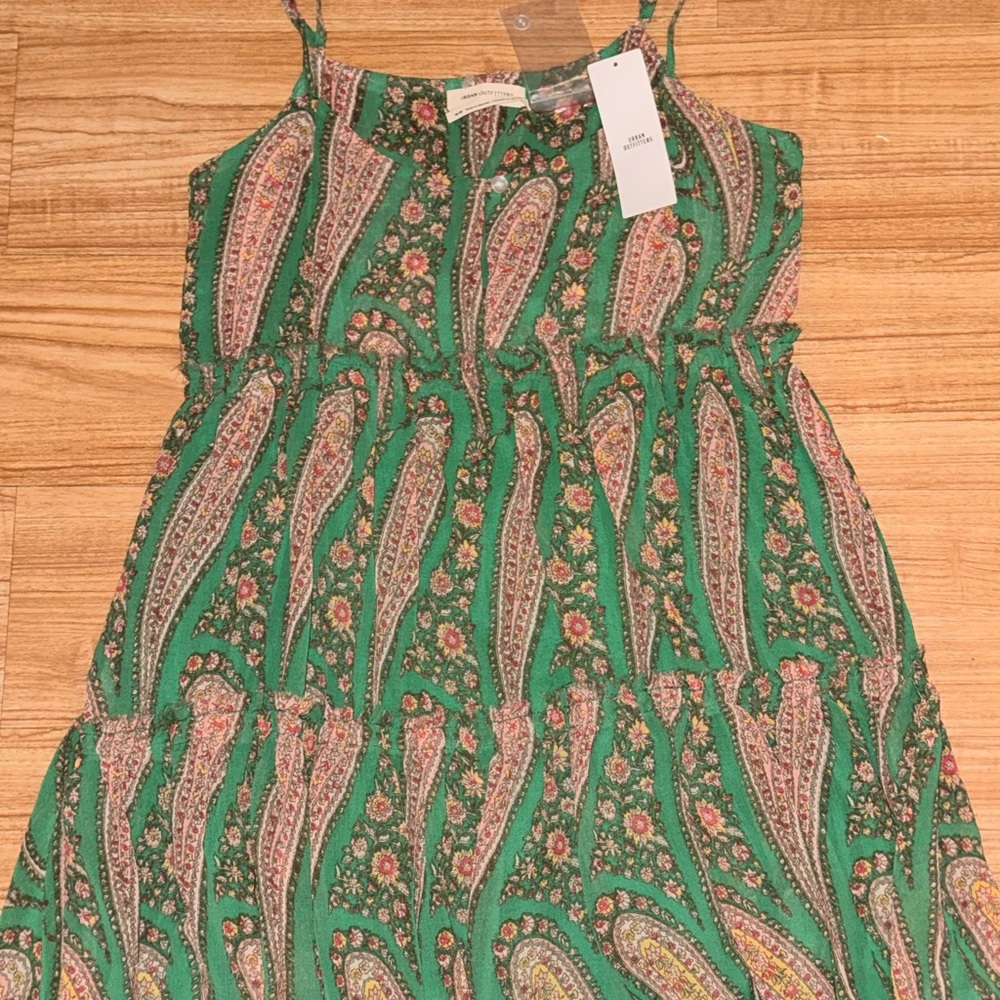 NWT Urban outfitters Rory Printed Chiffon Mini Dress Size M - Picture 11 of 13